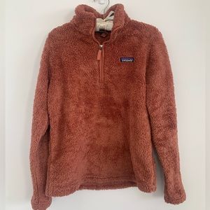Patagonia Quarter-zip Sweater Size Small Burnt Orange